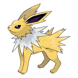 Jolteon - ポケモン #135、公式アートワーク