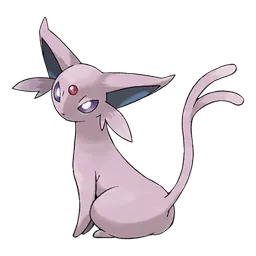 Espeon - ポケモン #196、公式アートワーク