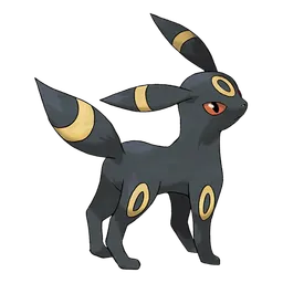Umbreon - ポケモン #197、公式アートワーク