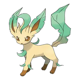 Leafeon - ポケモン #470、公式アートワーク