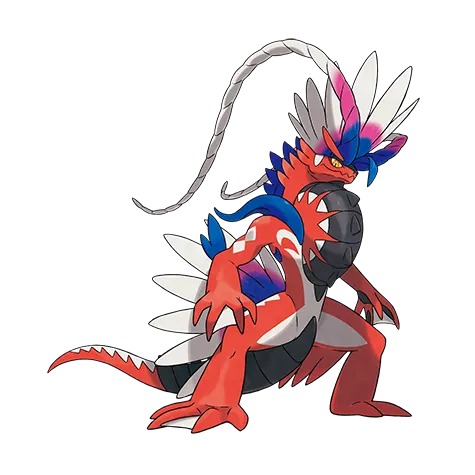 Koraidon, o Pokémon de capa da Geração 9