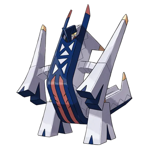 Archaludon - Steel/Dragon type Pokémon #1018, official artwork