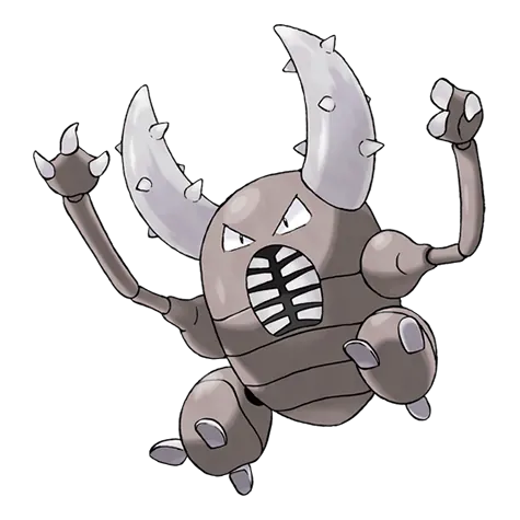 Pinsir - Bug type Pokémon #127, official artwork