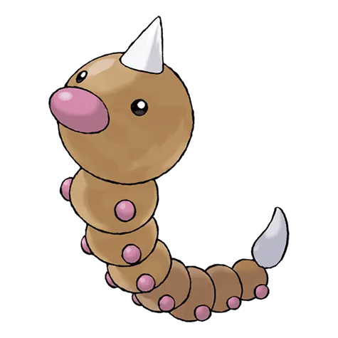 Weedle - Bug/Poison type Pokémon #13, official artwork