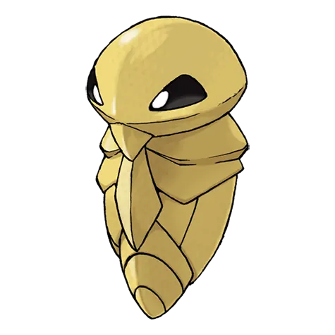 Kakuna - Bug/Poison type Pokémon #14, official artwork
