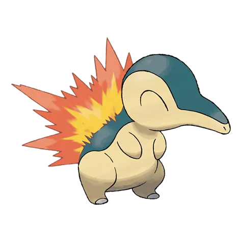 Cyndaquil - Fire type Pokémon #155, official artwork