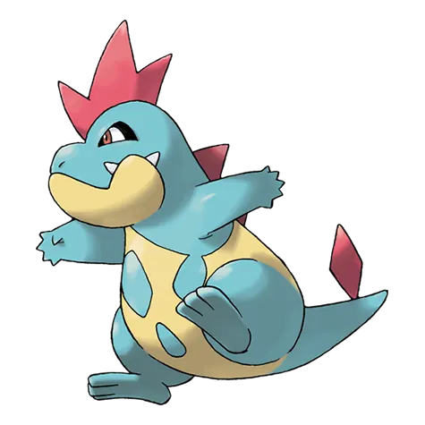 Croconaw - Water type Pokémon #159, official artwork