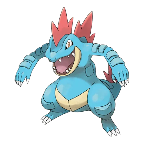 Feraligatr - Water type Pokémon #160, official artwork