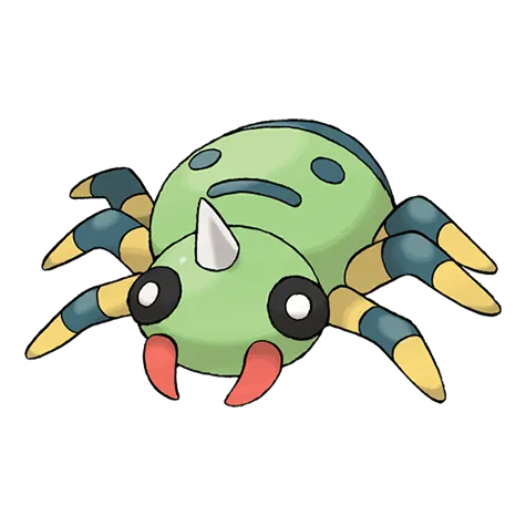 Spinarak - Bug/Poison type Pokémon #167, official artwork
