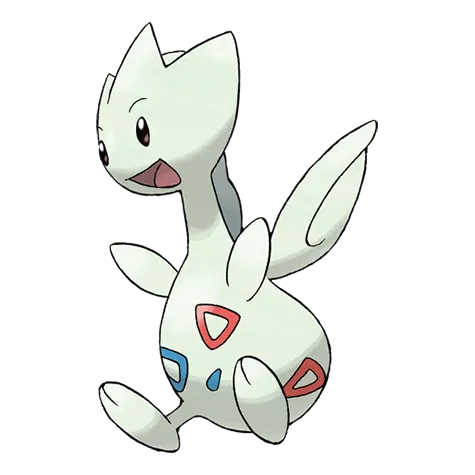 Togetic - Fairy/Flying type Pokémon #176, official artwork