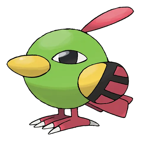 Natu - Psychic/Flying type Pokémon #177, official artwork