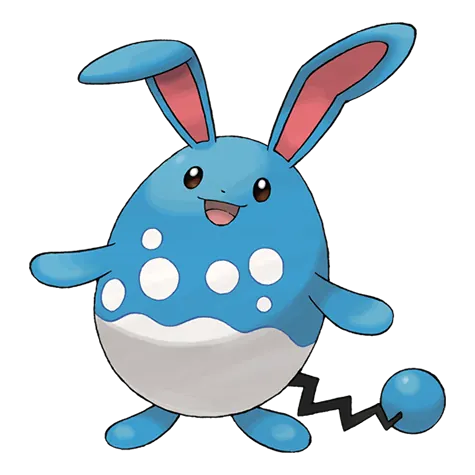 Azumarill - Water / Fairy type Pokémon #184
