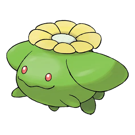 Skiploom - Grass/Flying type Pokémon #188, official artwork