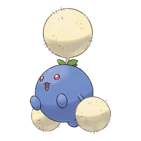 Jumpluff - Grass/Flying type Pokémon #189, official artwork