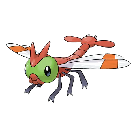 Yanma - Bug/Flying type Pokémon #193, official artwork