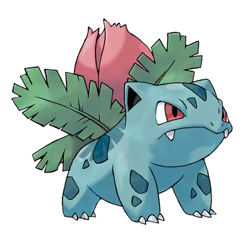 Ivysaur - Grass/Poison type Pokémon #2, official artwork
