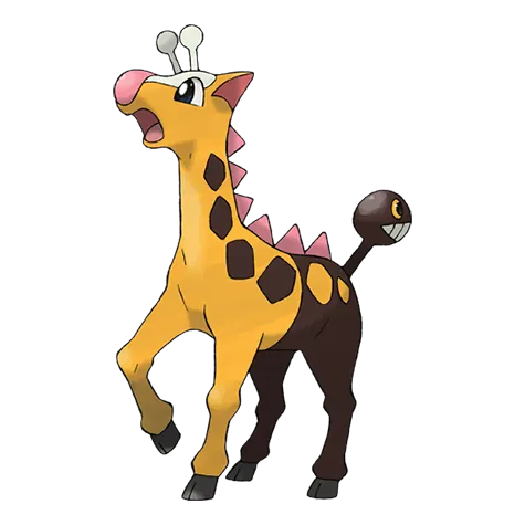 Girafarig - Normal / Psychic type Pokémon #203