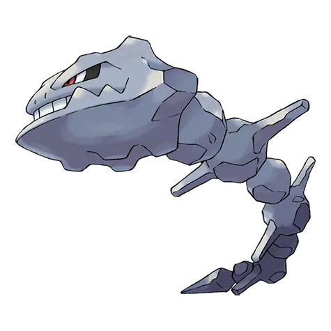 Steelix - Steel/Ground type Pokémon #208, official artwork