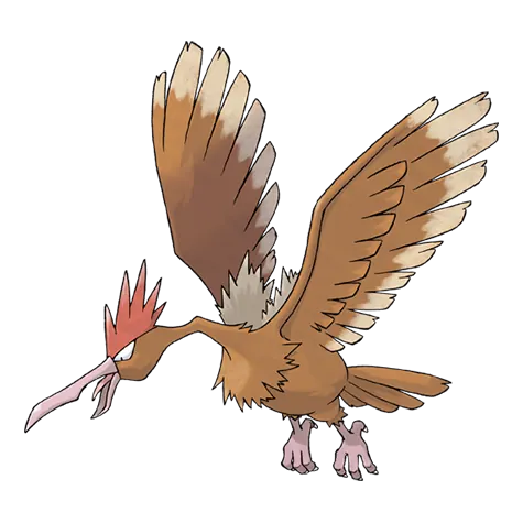 Fearow - Normal/Flying type Pokémon #22, official artwork