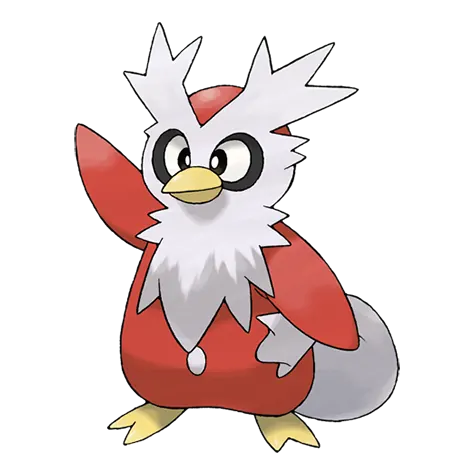 Delibird - Ice/Flying type Pokémon #225, official artwork