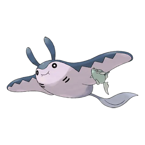 Mantine - Water/Flying type Pokémon #226, official artwork