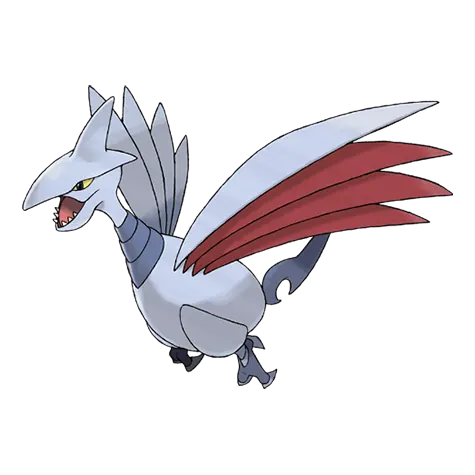 Skarmory - Steel/Flying type Pokémon #227, official artwork