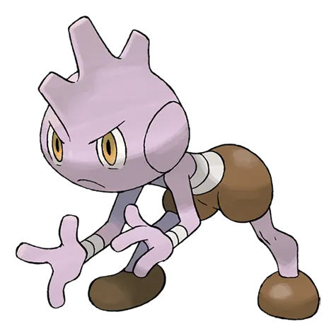 Tyrogue - Fighting type Pokémon #236, official artwork