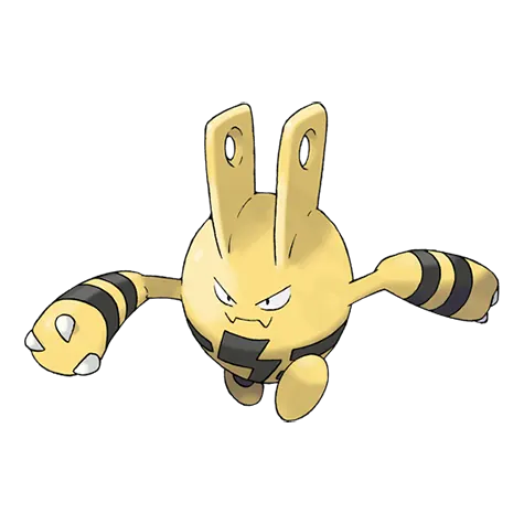 Elekid - Electric type Pokémon #239, official artwork
