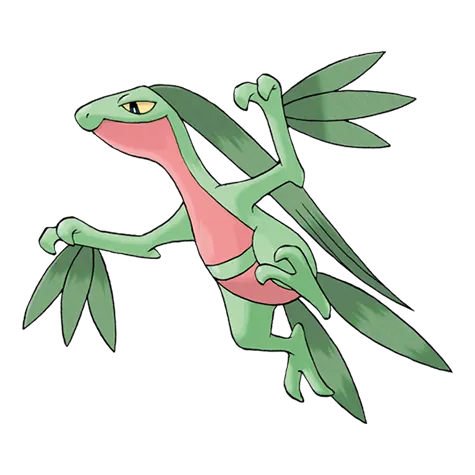 Grovyle - Grass type Pokémon #253, official artwork
