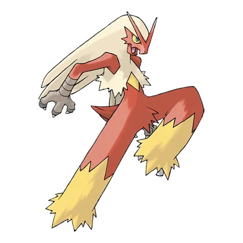 Blaziken - Fire/Fighting type Pokémon #257, official artwork