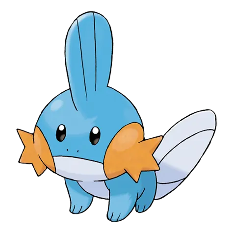 Mudkip - Water type Pokémon #258, official artwork