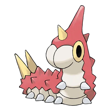Wurmple - Bug type Pokémon #265, official artwork