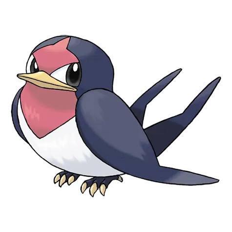Taillow - Normal/Flying type Pokémon #276, official artwork