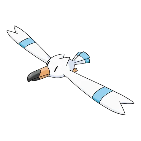 Wingull - Water/Flying type Pokémon #278, official artwork