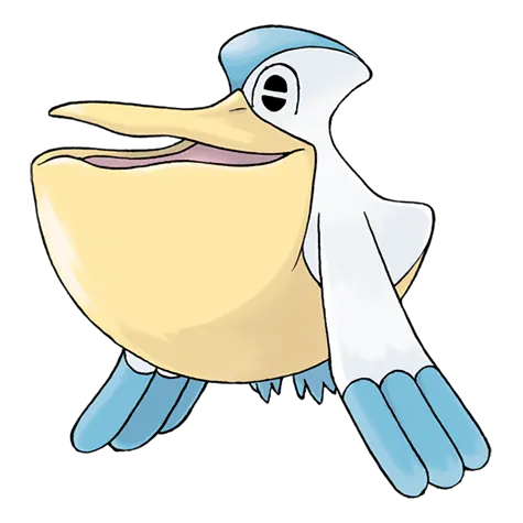 Pelipper - Water/Flying type Pokémon #279, official artwork