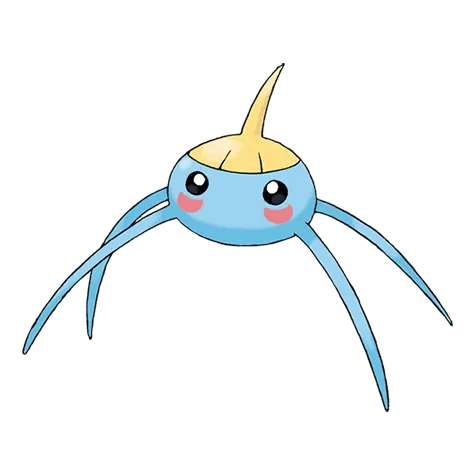 Surskit - Bug/Water type Pokémon #283, official artwork
