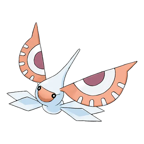Masquerain - Bug/Flying type Pokémon #284, official artwork