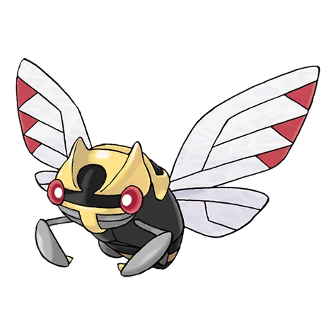 Ninjask - Bug/Flying type Pokémon #291, official artwork