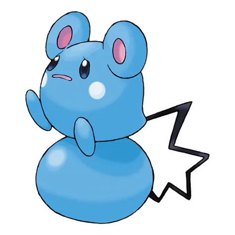 Azurill - Normal/Fairy type Pokémon #298, official artwork