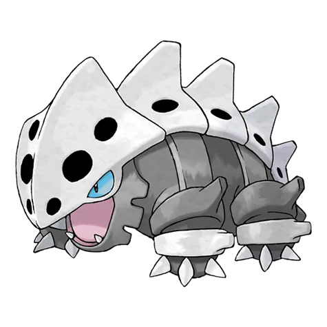 Lairon - Steel/Rock type Pokémon #305, official artwork