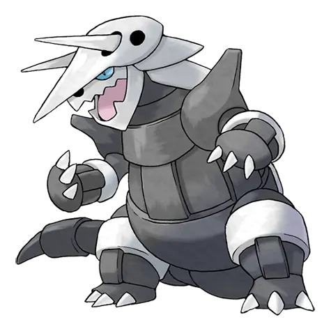 Aggron - Steel/Rock type Pokémon #306, official artwork