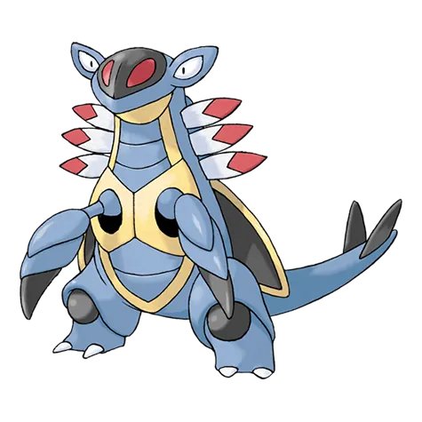 Armaldo - Rock/Bug type Pokémon #348, official artwork