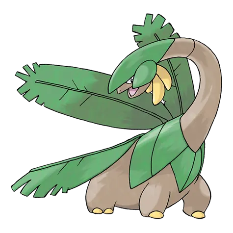 Tropius - Grass/Flying type Pokémon #357, official artwork