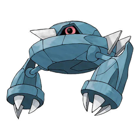 Metang - Steel/Psychic type Pokémon #375, official artwork