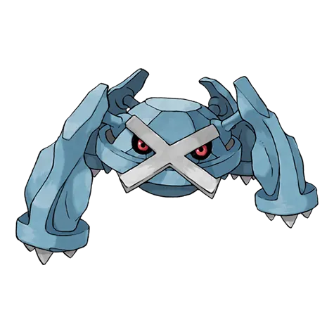 Metagross - Steel/Psychic type Pokémon #376, official artwork
