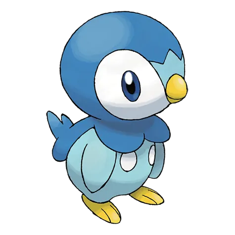 Piplup - Water type Pokémon #393, official artwork