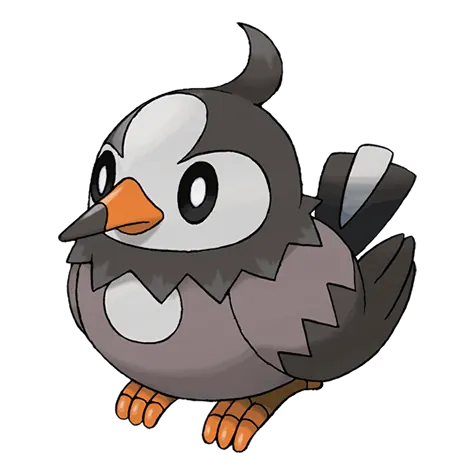 Starly - Normal/Flying type Pokémon #396, official artwork