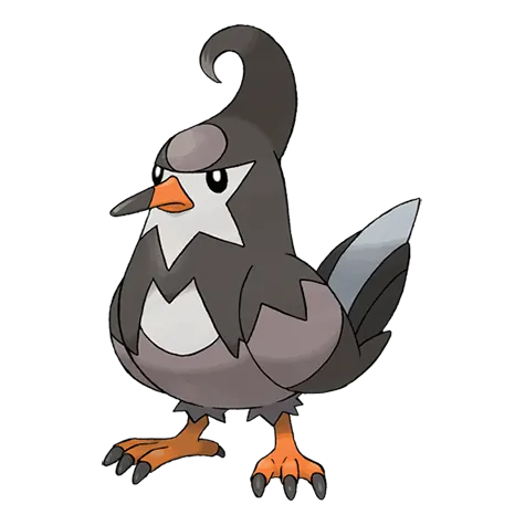 Staravia - Normal/Flying type Pokémon #397, official artwork