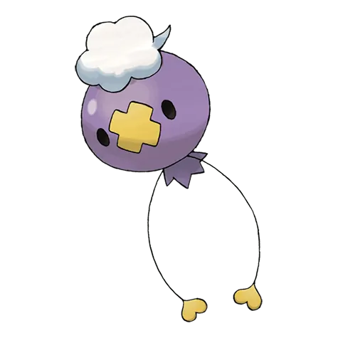 Drifloon - Ghost/Flying type Pokémon #425, official artwork
