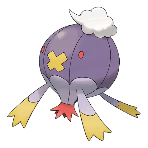 Drifblim - Ghost/Flying type Pokémon #426, official artwork